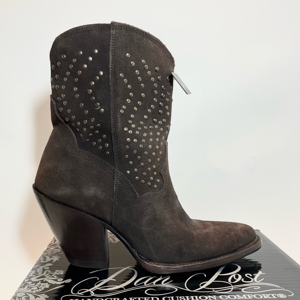Dan Post Stud Boot NWT from Sundance Brown Size 8 - Picture 4 of 10